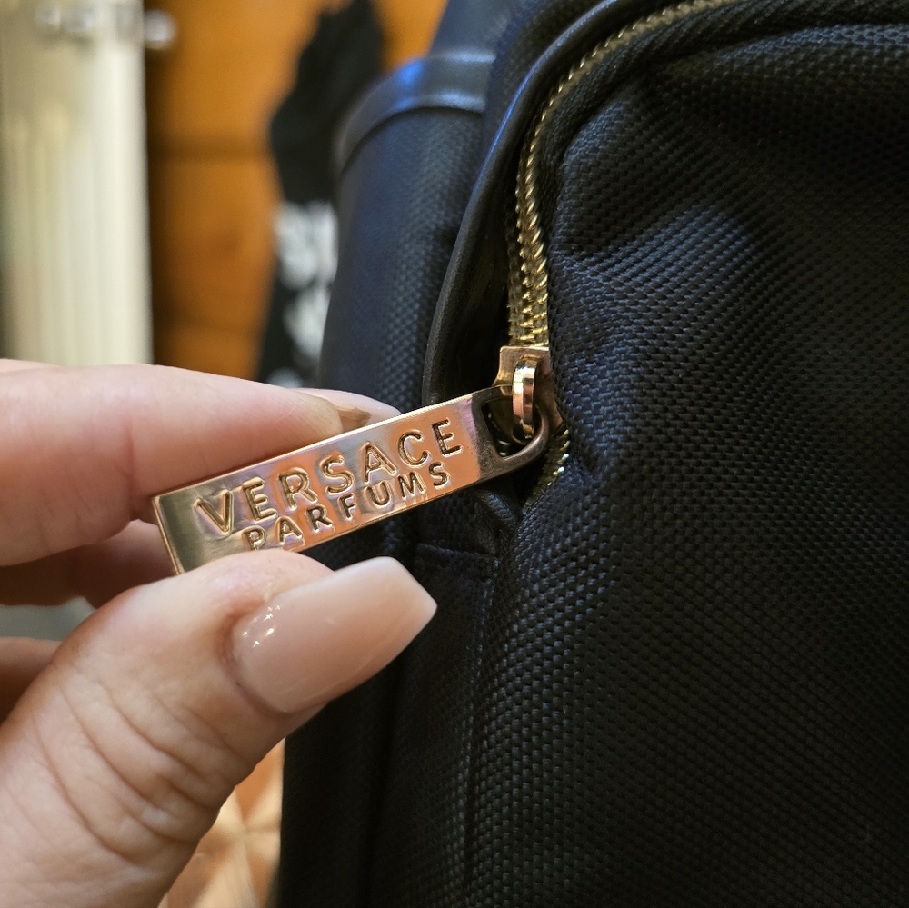 Versace Parfums Black Backpack - image 7